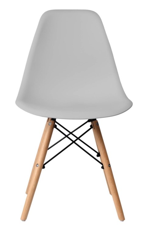 Komplet krzeseł PARIS DSW 4 sztuki szary Komplet krzeseł PARIS DSW 4 sztuki szary