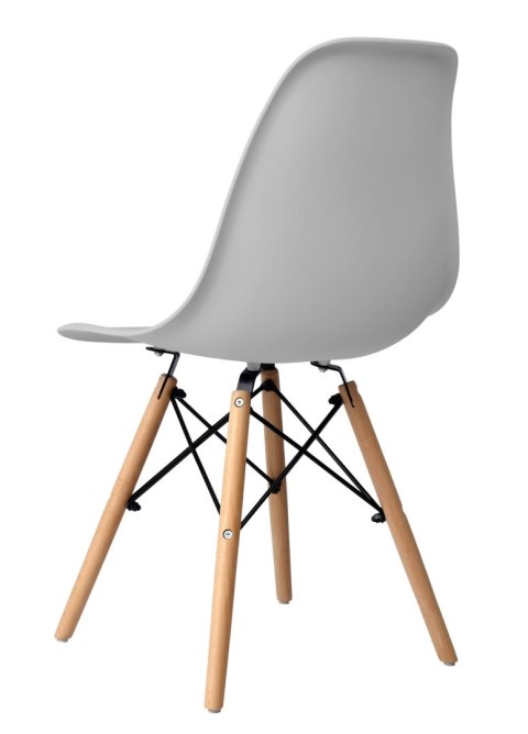 Komplet krzeseł PARIS DSW 4 sztuki szary Komplet krzeseł PARIS DSW 4 sztuki szary