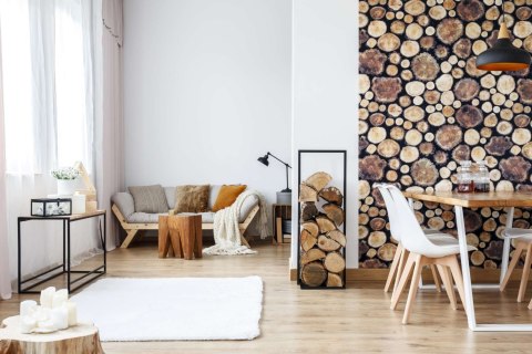 Komplet nowoczesnych krzeseł DSW Nantes - 4 sztuki - białe Komplet nowoczesnych krzeseł DSW Nantes - 4 sztuki - białe