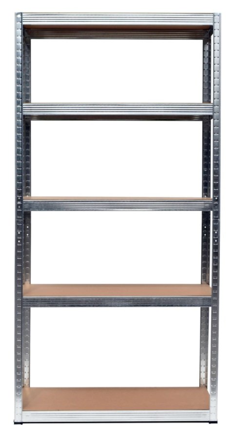 Regał magazynowy 5 poziomów 500 kg 180 x 90 x 40 cm Regał magazynowy 5 poziomów 500 kg 180 x 90 x 40 cm