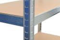Regał magazynowy 5 poziomów 500 kg 180 x 90 x 40 cm