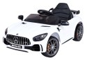 Samochód elektryczny dla dzieci MERCEDES AMG GTR biały