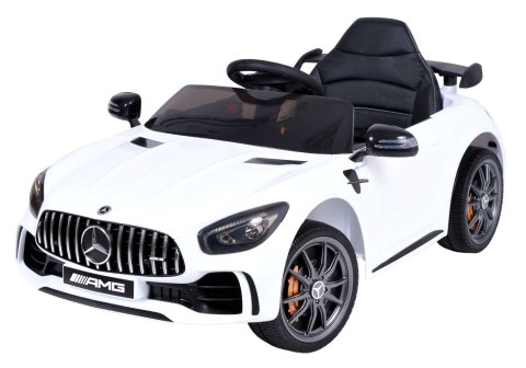 Samochód elektryczny dla dzieci MERCEDES AMG GTR biały
