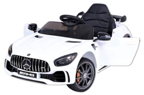 Samochód elektryczny dla dzieci MERCEDES AMG GTR biały Samochód elektryczny dla dzieci MERCEDES AMG GTR biały