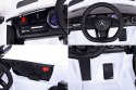 Samochód elektryczny dla dzieci MERCEDES AMG GTR biały