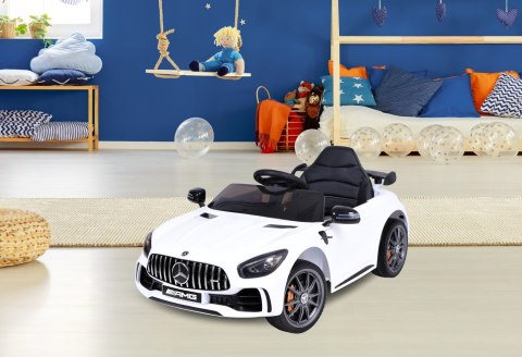 Samochód elektryczny dla dzieci MERCEDES AMG GTR biały Samochód elektryczny dla dzieci MERCEDES AMG GTR biały