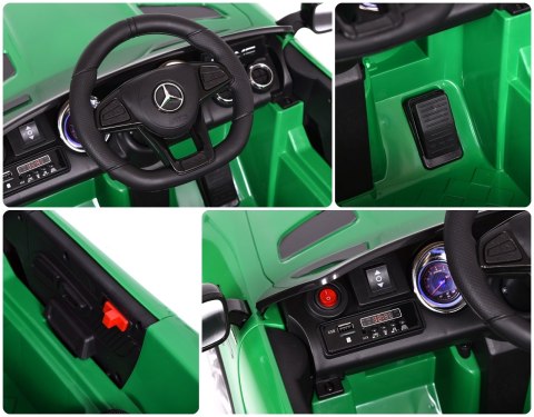 Samochód elektryczny dla dzieci MERCEDES AMG GTR zielony Samochód elektryczny dla dzieci MERCEDES AMG GTR zielony