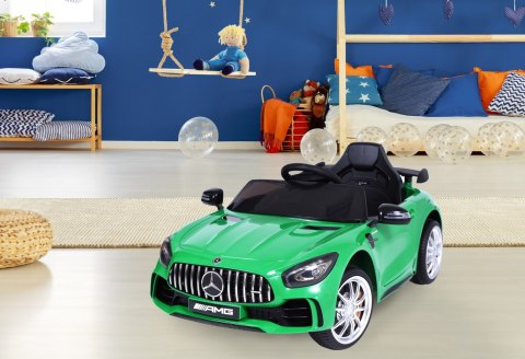 Samochód elektryczny dla dzieci MERCEDES AMG GTR zielony Samochód elektryczny dla dzieci MERCEDES AMG GTR zielony