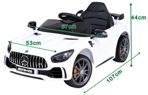 Samochód elektryczny dla dzieci MERCEDES AMG GTR zielony Samochód elektryczny dla dzieci MERCEDES AMG GTR zielony