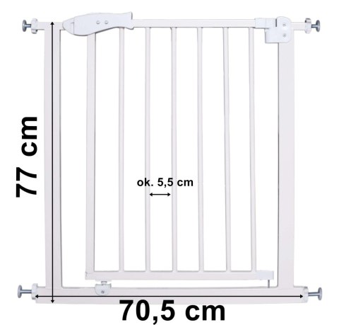 Barierka zabezpieczająca Lola 106-114 cm R30 Barierka zabezpieczająca Lola 106-114 cm R30