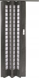 Drzwi harmonijkowe 015 B01 DĄB GRAFIT MAT - 86 cm