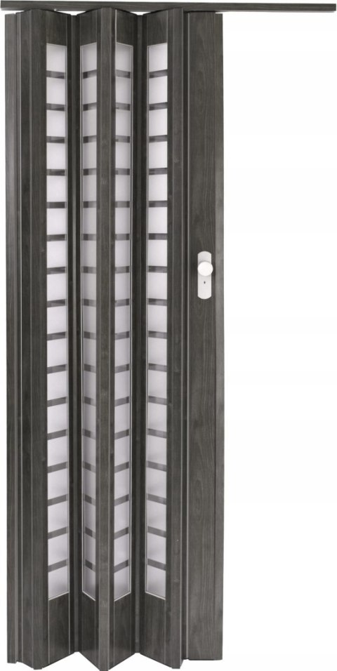 Drzwi harmonijkowe 015 B01 DĄB GRAFIT MAT - 86 cm Drzwi harmonijkowe 015 B01 DĄB GRAFIT MAT - 86 cm