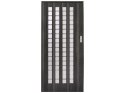 Drzwi harmonijkowe 015 B01 DĄB GRAFIT MAT - 86 cm