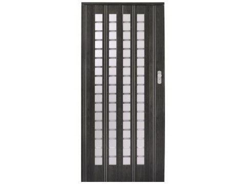 Drzwi harmonijkowe 015 B01 DĄB GRAFIT MAT - 86 cm Drzwi harmonijkowe 015 B01 DĄB GRAFIT MAT - 86 cm