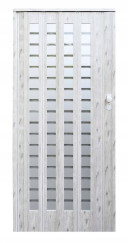 Drzwi harmonijkowe 015 B01 dąb alaska 86 cm