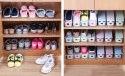 Komplet regulowanych uchwytów na buty 10 sztuk biały