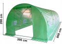 Pokrycie na tunel foliowy szklarnię ogrodową 3x8 m