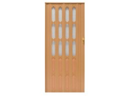 Drzwi harmonijkowe 007 BUK MAT - 100 cm