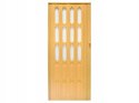 Drzwi harmonijkowe 007 JASNY DĄB MAT - 100 cm