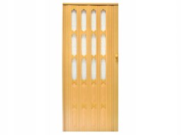 Drzwi harmonijkowe 007 JASNY DĄB MAT - 100 cm