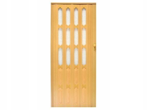 Drzwi harmonijkowe 007 JASNY DĄB MAT - 100 cm Drzwi harmonijkowe 007 JASNY DĄB MAT - 100 cm