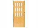 Drzwi harmonijkowe 007 JASNY DĄB MAT - 100 cm