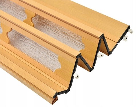 Drzwi harmonijkowe 007 JASNY DĄB MAT - 100 cm Drzwi harmonijkowe 007 JASNY DĄB MAT - 100 cm