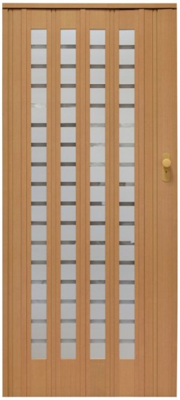 Drzwi harmonijkowe 015 B01 buk mat 100 cm
