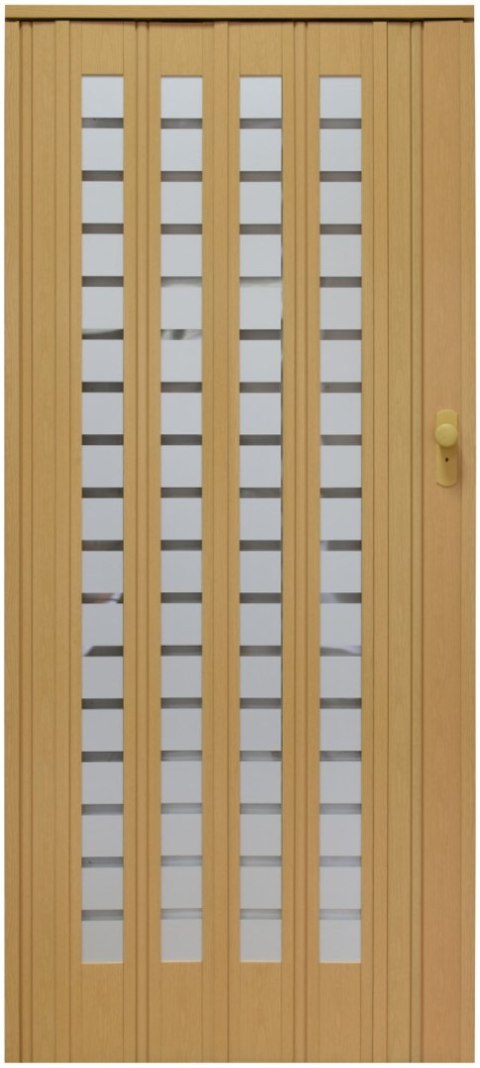 Drzwi harmonijkowe 015 B01 jasny dąb mat 100 cm Drzwi harmonijkowe 015 B01 jasny dąb mat 100 cm