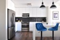 Hoker barowy Cydro black granatowy Velvet