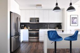 Hoker barowy Cydro black granatowy Velvet
