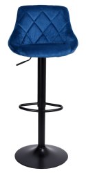 Hoker barowy Cydro black granatowy Velvet