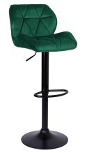 Hoker barowy Grappo Black ciemnozielony Velvet