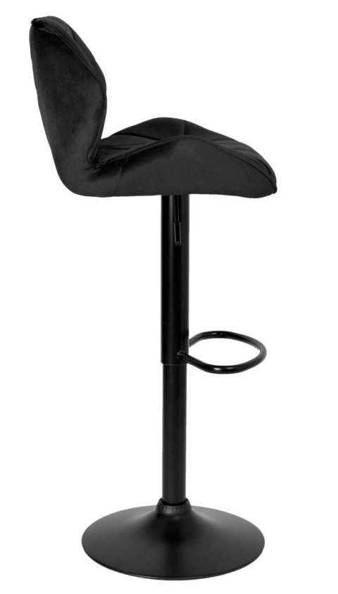 Hoker barowy Grappo Black czarny Velvet Hoker barowy Grappo Black czarny Velvet