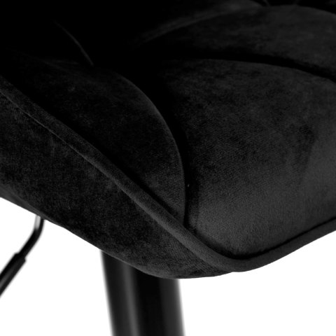 Hoker barowy Grappo Black czarny Velvet Hoker barowy Grappo Black czarny Velvet