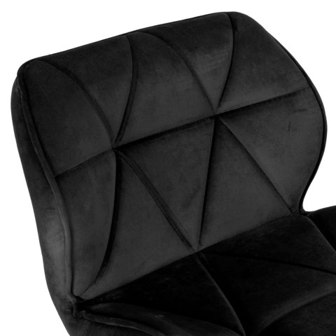 Hoker barowy Grappo Black czarny Velvet Hoker barowy Grappo Black czarny Velvet