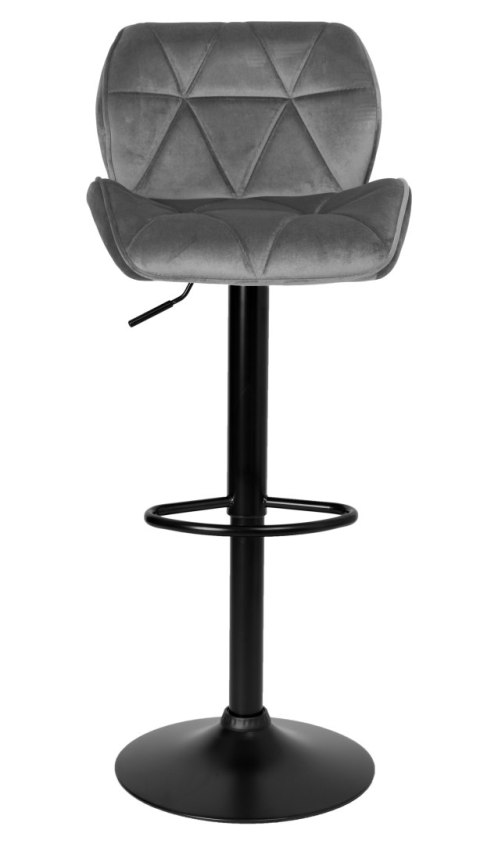 Hoker barowy Grappo Black grafitowy Velvet Hoker barowy Grappo Black grafitowy Velvet