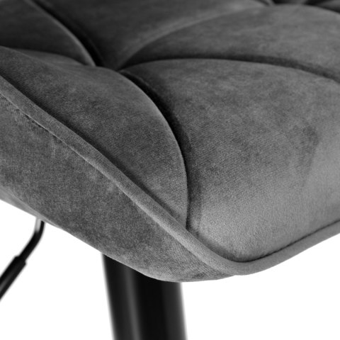 Hoker barowy Grappo Black grafitowy Velvet Hoker barowy Grappo Black grafitowy Velvet