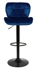 Hoker barowy Grappo Black granatowy Velvet