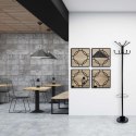 Lustro industrialne Tiffany czarne 45cm Lustro industrialne Tiffany czarne 45cm