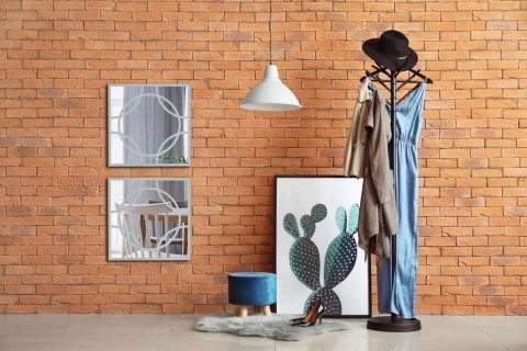 Lustro indystrialne Tiffany szare 45cm Lustro indystrialne Tiffany szare 45cm