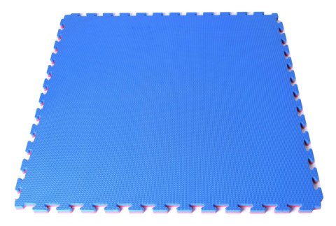 Mata ochronna FITNESS 1x1m - niebieski czerwony 2 warstwy Mata ochronna FITNESS 1x1m - niebieski czerwony 2 warstwy