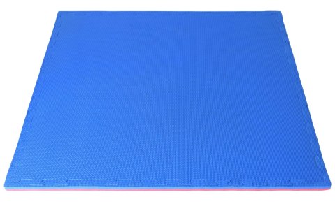 Mata ochronna FITNESS 1x1m - niebieski czerwony 2 warstwy Mata ochronna FITNESS 1x1m - niebieski czerwony 2 warstwy