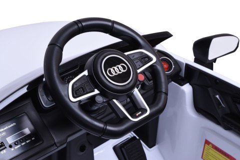 Samochód elektryczny dla dzieci AUDI R8 SPYDER biały Samochód elektryczny dla dzieci AUDI R8 SPYDER biały