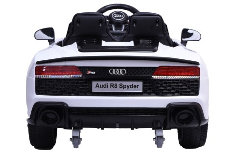Samochód elektryczny dla dzieci AUDI R8 SPYDER biały Samochód elektryczny dla dzieci AUDI R8 SPYDER biały