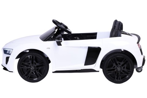 Samochód elektryczny dla dzieci AUDI R8 SPYDER biały Samochód elektryczny dla dzieci AUDI R8 SPYDER biały