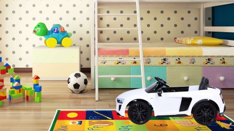 Samochód elektryczny dla dzieci AUDI R8 SPYDER biały Samochód elektryczny dla dzieci AUDI R8 SPYDER biały