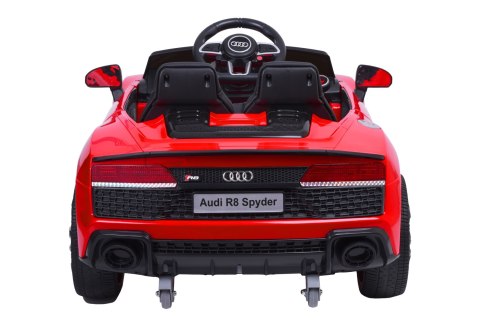 Samochód elektryczny dla dzieci AUDI R8 SPYDER czerwony Samochód elektryczny dla dzieci AUDI R8 SPYDER czerwony