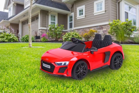 Samochód elektryczny dla dzieci AUDI R8 SPYDER czerwony Samochód elektryczny dla dzieci AUDI R8 SPYDER czerwony