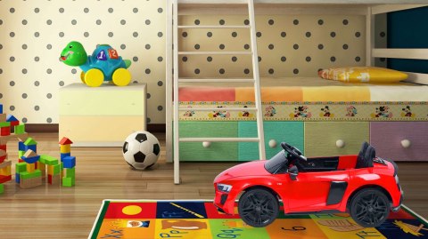 Samochód elektryczny dla dzieci AUDI R8 SPYDER czerwony Samochód elektryczny dla dzieci AUDI R8 SPYDER czerwony